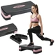 Степ платформа для аеробіки Gymtek Q-66404 2 рівні Рожево-чорна (5907766664048) - зображення 5