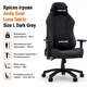 Крісло ігрове Anda Seat Luna fabric Size L Dark Grey - зображення 1