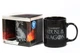 Чашка фарфоровая черная Цилиндр House of the Dragon Silver 350 мл (76001628) - изображение 1