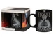 Чашка фарфоровая черная Цилиндр House of the Dragon Silver 350 мл (76001628) - изображение 3
