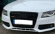 Решетка радиатора Audi A4 B8 2008-2012 стиль S4 черный глянец - изображение 3