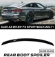 Спойлер багажника Audi A5 B9 Coupe / Sportback 2016-2023 сабля S-line стиль черный глянец - изображение 1