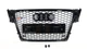 Решетка радиатора Audi A4 B8 2008-2012 стиль RS4 черный глянец - изображение 1