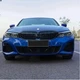 Ноздри решетки радиатора переднего бампера BMW 3 G20/G21 2018-2023 Diamond Black - изображение 6