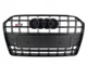 Решетка радиатора Audi A6 / S6 C7.5 2015-2018 стиль S-Line черный глянец - изображение 1
