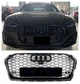 Решетка радиатора Audi A5 F5/B9 2016-2019 RS5 стиль RS черный глянец - изображение 1