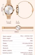 Смарт годинник, розумний годинник Smart Vip Lady Butterfly Gold - зображення 10