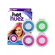 Крейда для волосся Hot Huez, кольорова пудра для тимчасового фарбування, набір із 4 кольорів - зображення 3
