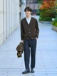 Кардиган мужской Uniqlo 758102997 M Коричневый (1160088288) - изображение 20