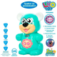 Интерактивная игрушка мишка сказочник с функциями для малышей 23 см Limo Toy MC-7939 - изображение 2