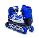 Роликовые коньки раздвижные 35-38 с защитой для детей синий Scale Sports MC-5737 - изображение 1