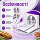 Электрическая ломтерезка Floria для мяса, колбасы, сыра, хлеба, овощей и фруктов со съемным ножом из нержавеющей стали 170 мм, регулировкой толщины нарезки от 0 до 15 мм, складной конструкцией и мощностью 150 Вт - изображение 4