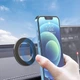 Магнітний тримач для телефону Epik FY16-H сумісний з MagSafe алюмінієвий чорний - зображення 2