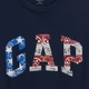 Футболка хлопковая мужская GAP 779317123 M Синяя (1160672781) - изображение 5