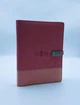 Блокнот с беспроводной зарядкой Universal дневник с флешкой 16 Гб Powerbank Розовый (ткань) - изображение 9