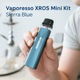 Підсистема Vaporesso XROS Mini KIt Sierra Blue 0.8 Ом електронка Вапорессо Хрос 1000 мАг Міні Кіт вейп 2 мл - зображення 9
