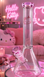 Стеклянный бонг Hello Kitty Beaker 25см боросиликатное стекло SG 19 компактный - изображение 3