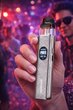 Pod система Vaporesso Xros 5 электронная сигарета Grey Silk 1500мАч алюминиевый корпус цветной экран вейп до 30 Вт быстрая зарядка серая - изображение 4