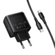 Адаптер сетевой HOCO C to C cable Upgrade charger set C158A |1USB/1Type-C, 45W/3A, PD/QC| - изображение 8