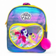 Рюкзак для дівчинки My Little Pony дитячий з блискучим дизайном, передня кишеня на блискавці, пухнастий брелок - зображення 4