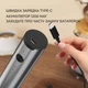 Капучинатор спінювач молока 2 в 1 ручний акумуляторний USB занурювальний портативний міксер пінозбивач - изображение 5