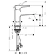 Hansgrohe Metropol 100 Змішувач для умивальника, чорний матовий (32500670) - зображення 2