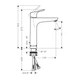 Hansgrohe Focus 190 Смеситель для умывальника, хром (31608000) - изображение 2