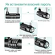 Замок навесной кодовый AD 50 LONG черный длинная дужка - изображение 6