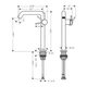 Hansgrohe Tecturis S Змішувач для раковини, чорний матовий (73370670) - зображення 3