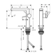 Hansgrohe Tecturis E Змішувач для раковини, бронза (73041140) - зображення 3