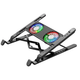 Подставка для ноутбука HOCO DH17 с кулером и RGB подсветкой Black (DH17) - изображение 5