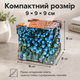 Зеркальный куб-ночник 2в1 Голубые тюльпаны, DIY-набор для творчества и декора - изображение 5