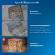 Зеркальный куб-ночник 2в1 Голубые тюльпаны, DIY-набор для творчества и декора - изображение 8