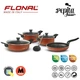 Набор посуды Flonal Pepita Granit 8 предметов (PGFSET08PZ) - изображение 2