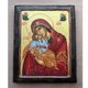 Писаная икона Пресвятой Богородицы Гликофилуса (Сладкое Лобзание) 23×29 см - изображение 3