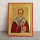 Писаная икона Святитой Николай Чудотворец 22,5×28,5 см - изображение 1