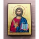 Писаная греческая Икона Пантократора Иисуса Христа 19×26 см - изображение 2