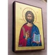 Писаная греческая Икона Пантократора Иисуса Христа 19×26 см - изображение 3