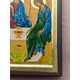 Писаная греческая икона Святая Троица (Ветхозаватная) 27,5×34 см - изображение 8