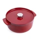 Каструля чавунна з кришкою KitchenAid 26 см 5,2 л червона (CC006060-001) - зображення 1