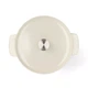 Каструля чавунна з кришкою KitchenAid 26 см 5,2 л колір мигдальний крем (CC006059-001) - зображення 2