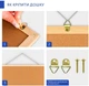 Дошка коркова Axent 45 х 60 см + 6 кнопок-цвяшків (9601-A) - зображення 4