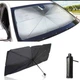 Автомобільна сонцезахисна парасолька для лобового скла SunShield 80×130 - изображение 2
