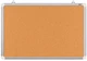Дошка коркова Axent алюмінієва рамка 90х120 см (9623-A) - зображення 1