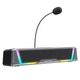 Ігрова колонка SOUNDBAR HAVIT SK221 6W USB+BT RGB Black+Gray HAVIT (29407-000) - изображение 5