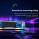 Ігрова колонка SOUNDBAR HAVIT SK221 6W USB+BT RGB Black+Gray HAVIT (29407-000) - изображение 6