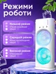 Вентилятор настільний із зволожувачем зволожувач повітря з підсвіткою охолоджувач з пультом компактний функція повороту 3в1 - зображення 5