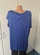Футболка жіноча вільна з ґудзиками на декольте G&N Синя 22268 4XL (58-60) - зображення 3