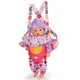 Аксессуар к кукле Baby Born Рюкзак-кенгуру для куклы Baby Born Pinplay Яркая прогулка (837603) Baby Born 837603 1049096 - изображение 4
