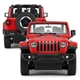 Радиоуправляемая лицензионная модель Rastar Jeep Wrangler Rubicon 1:14 на пульте Красная (4540043) - изображение 12